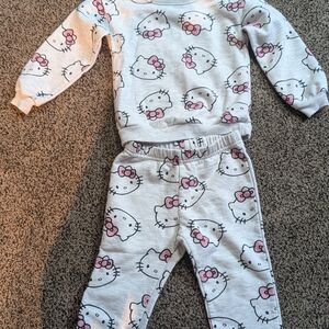 Girls Hello Kitty Sweatsuit
